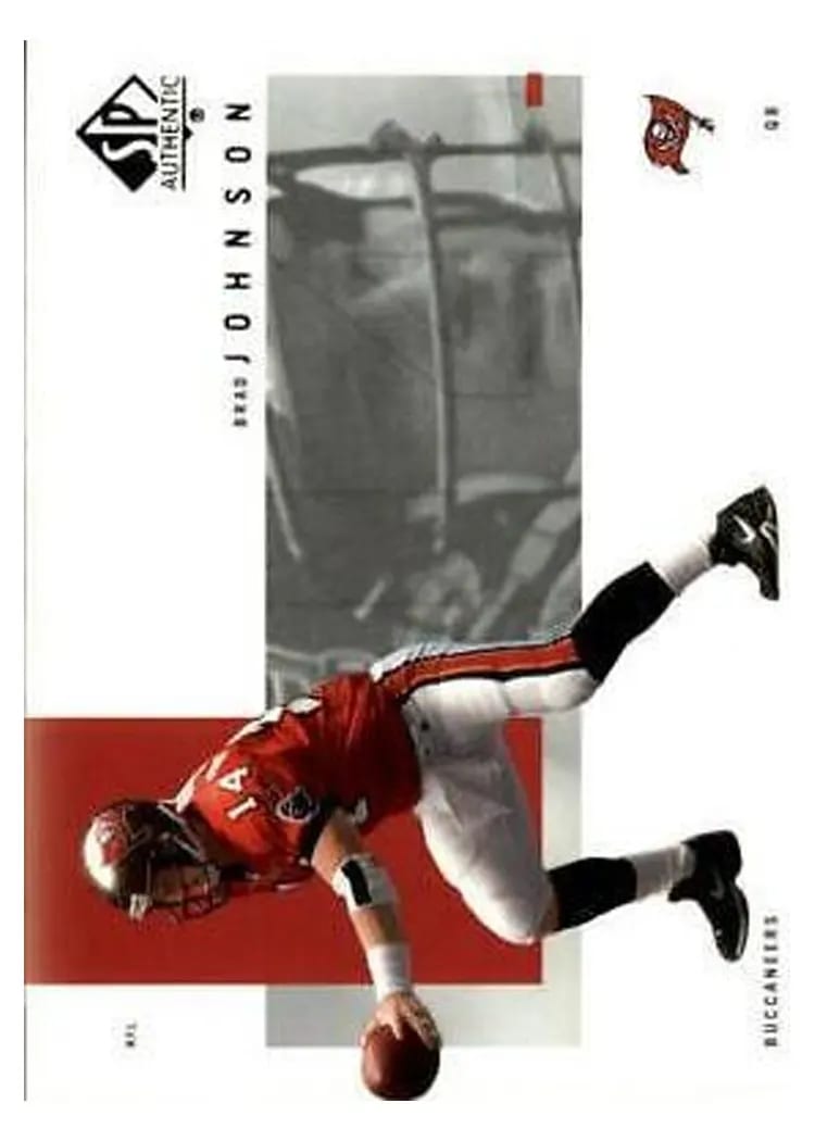 2001 SP Authentic Brad Johnson #82 card