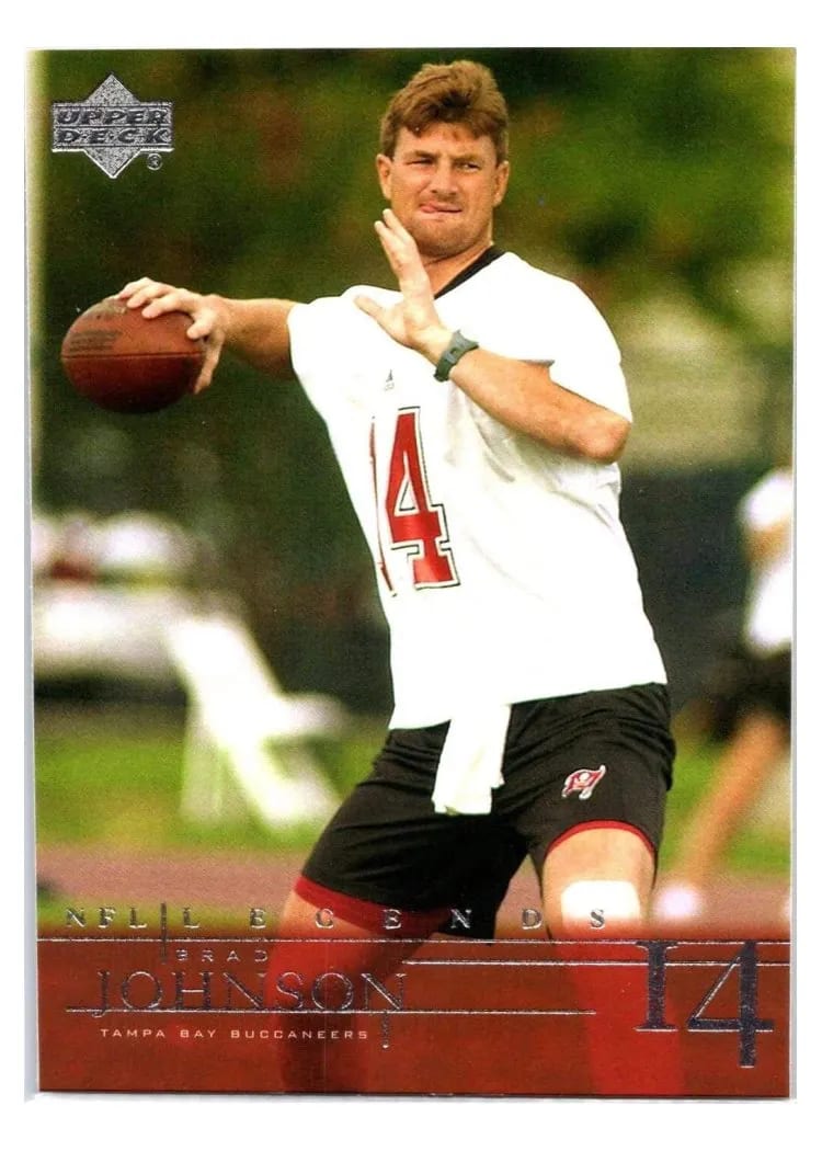 2001 Upper Deck Legends Brad Johnson #82 card
