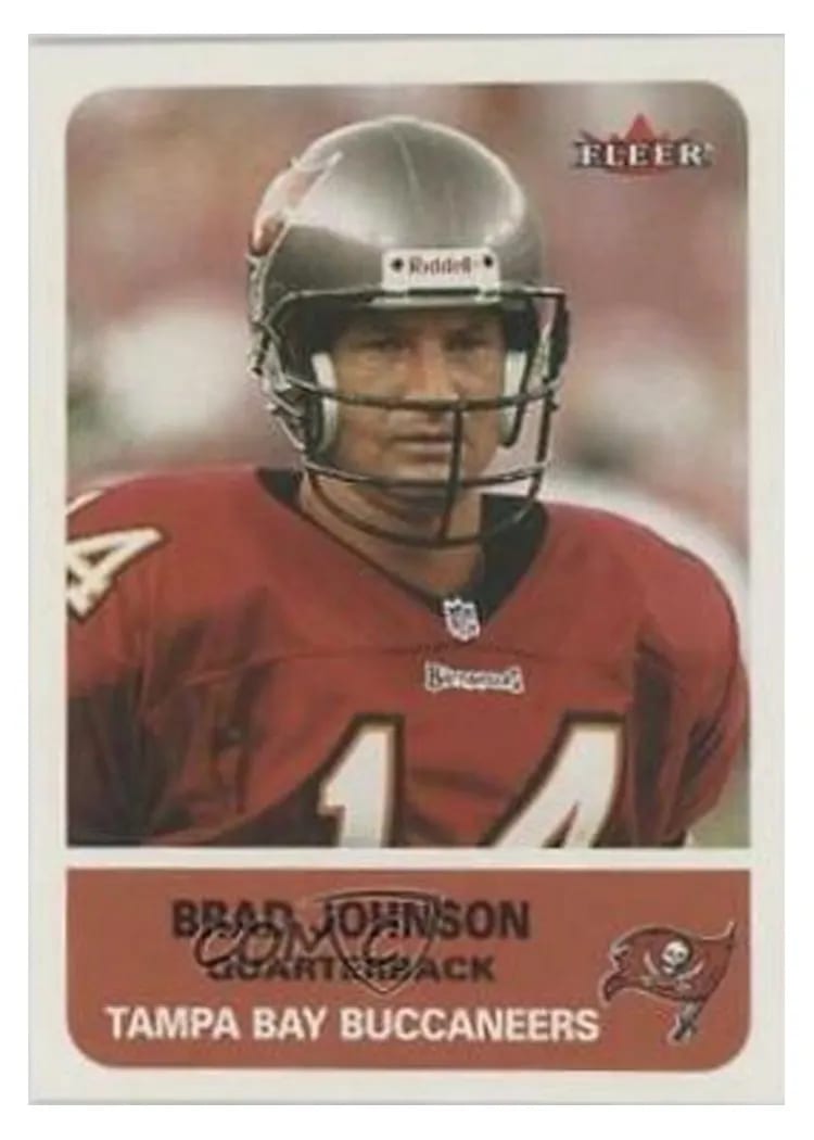 2002 Fleer Brad Johnson #17 card