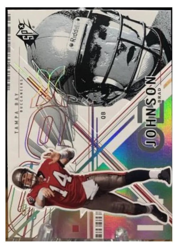 2002 Spx Brad Johnson #78 card