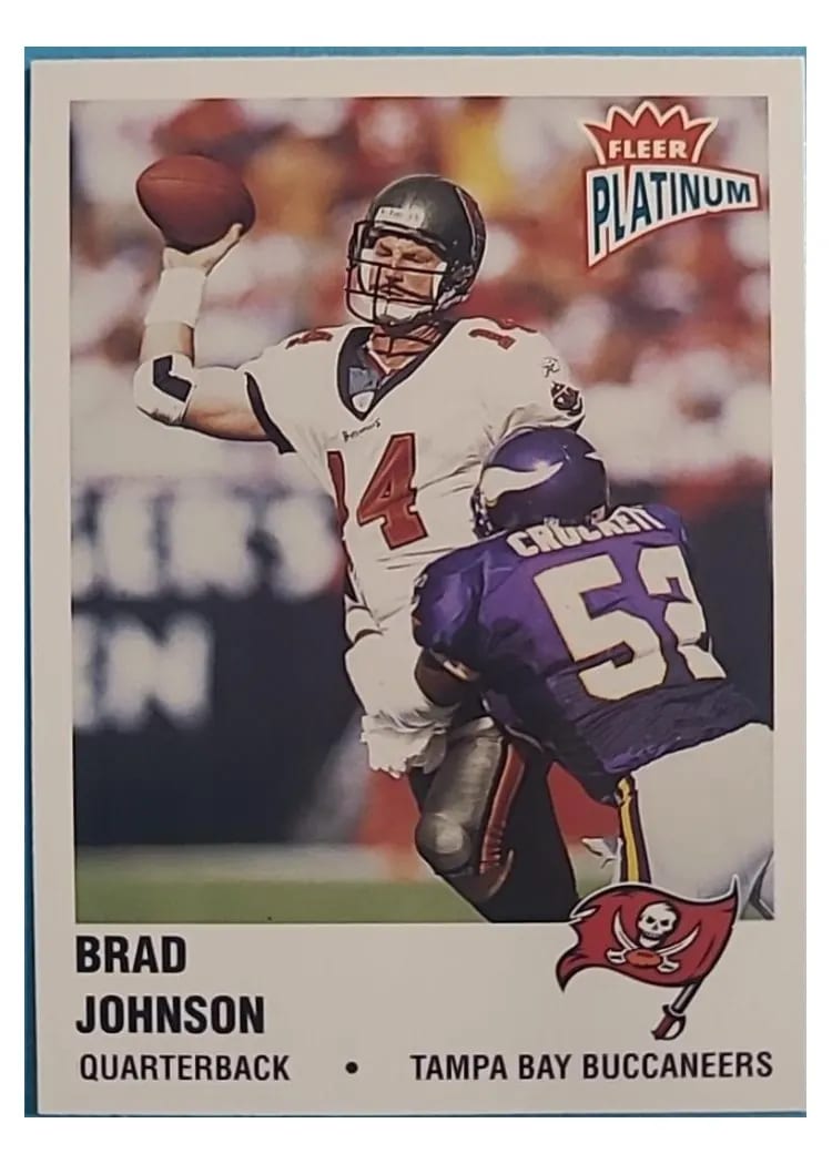 2003 Fleer Platinum Brad Johnson #9 card