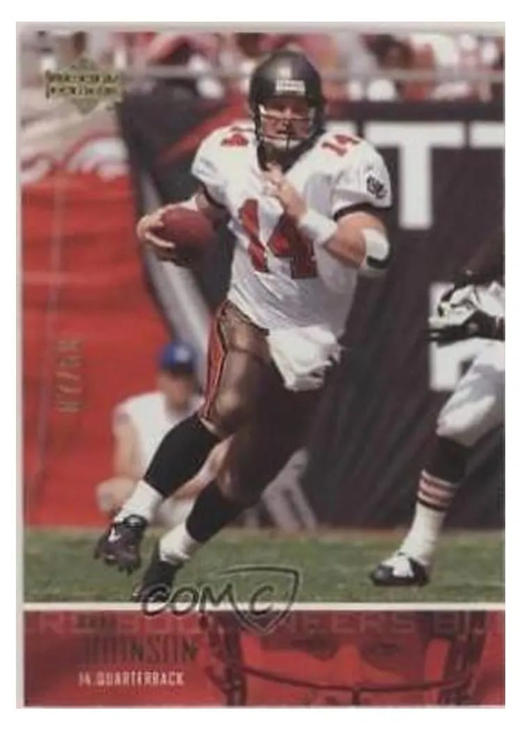 2003 Upper Deck Brad Johnson Gold #1 card