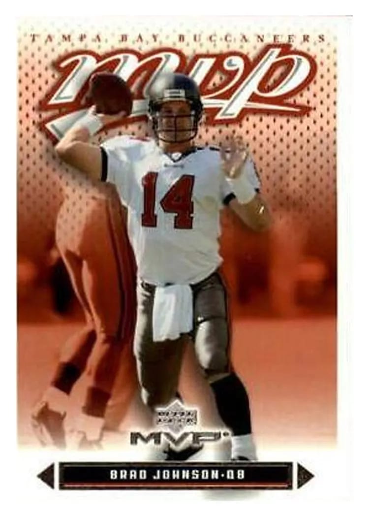 2003 Upper Deck MVP Brad Johnson #1 card