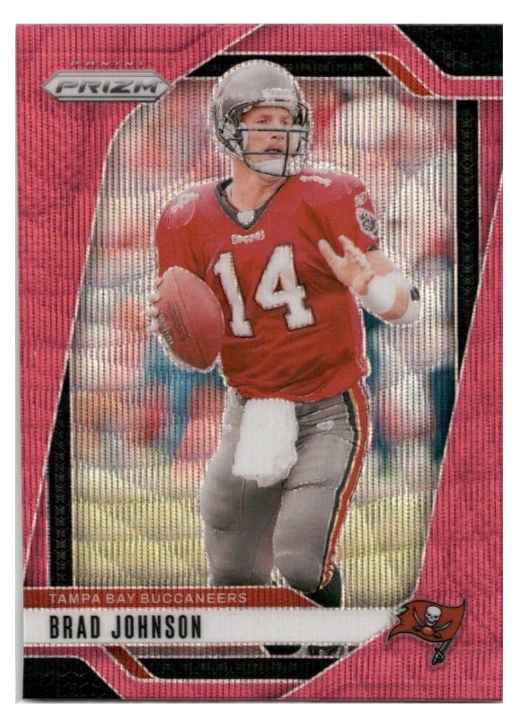 2024 Panini Prizm Base Set Brad Johnson Pink Wave #274 card