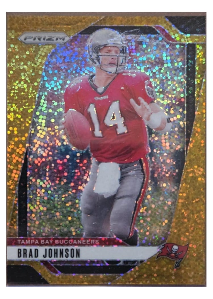 2024 Panini Prizm Base Set Brad Johnson Gold Sparkle #274 card