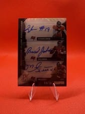 2025 Topps Signature Class Signature Class Triple Signatures Brad Johnson #SCTS-KBM card