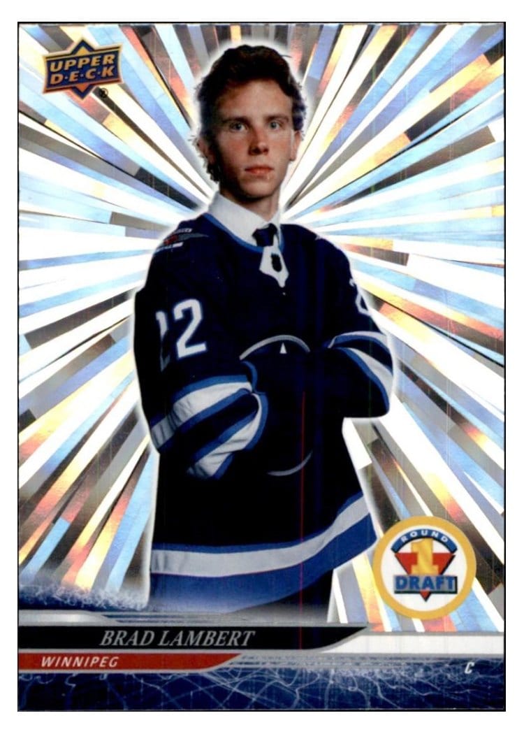 2024-25 Upper Deck Base Set Brad Lambert #738 card