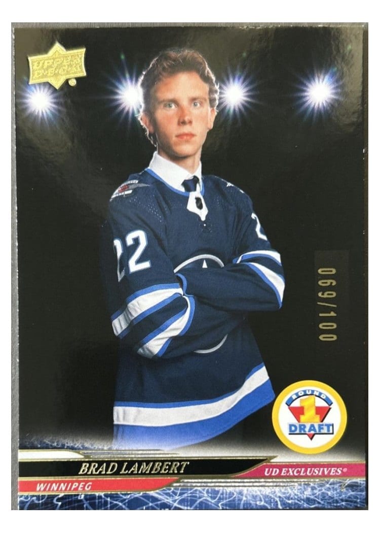 2024-25 Upper Deck Base Set Brad Lambert #738 card