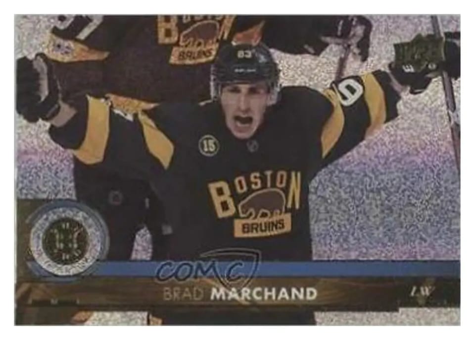 2017-18 Upper Deck Base Set Brad Marchand #13 card