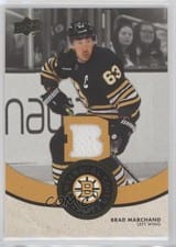 2023-24 Upper Deck Boston Bruins Centennial Centennial Cloth Relics Brad Marchand #CCR-BM card