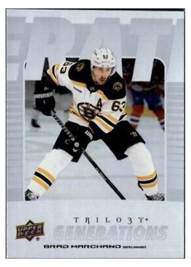 2023-24 Upper Deck Trilogy Generations Brad Marchand #TG-10B card