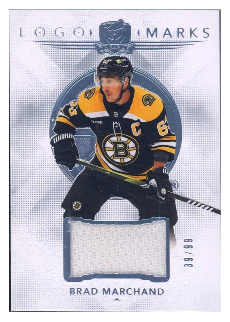 2024-25 Upper Deck The Cup Logomarks Brad Marchand #LM-BM card