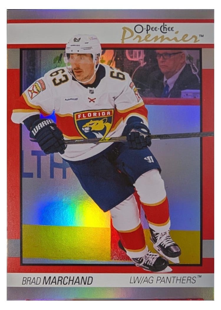 2025-26 O-Pee-Chee OPC Premier Jumbos Brad Marchand #PW-BM