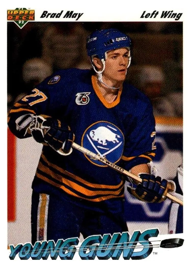 1991 Upper Deck Brad May #596 card