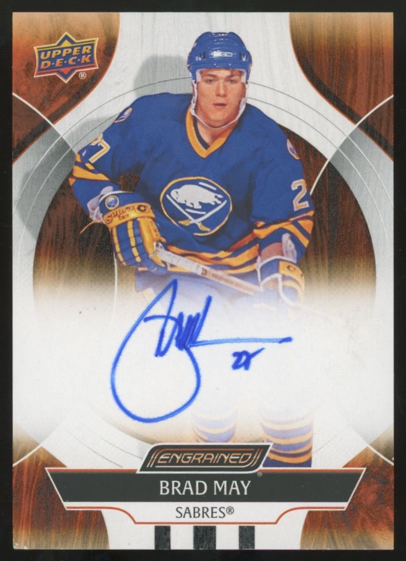 2024-25 Upper Deck Engrained Icons Autos Brad May #CA-AY card