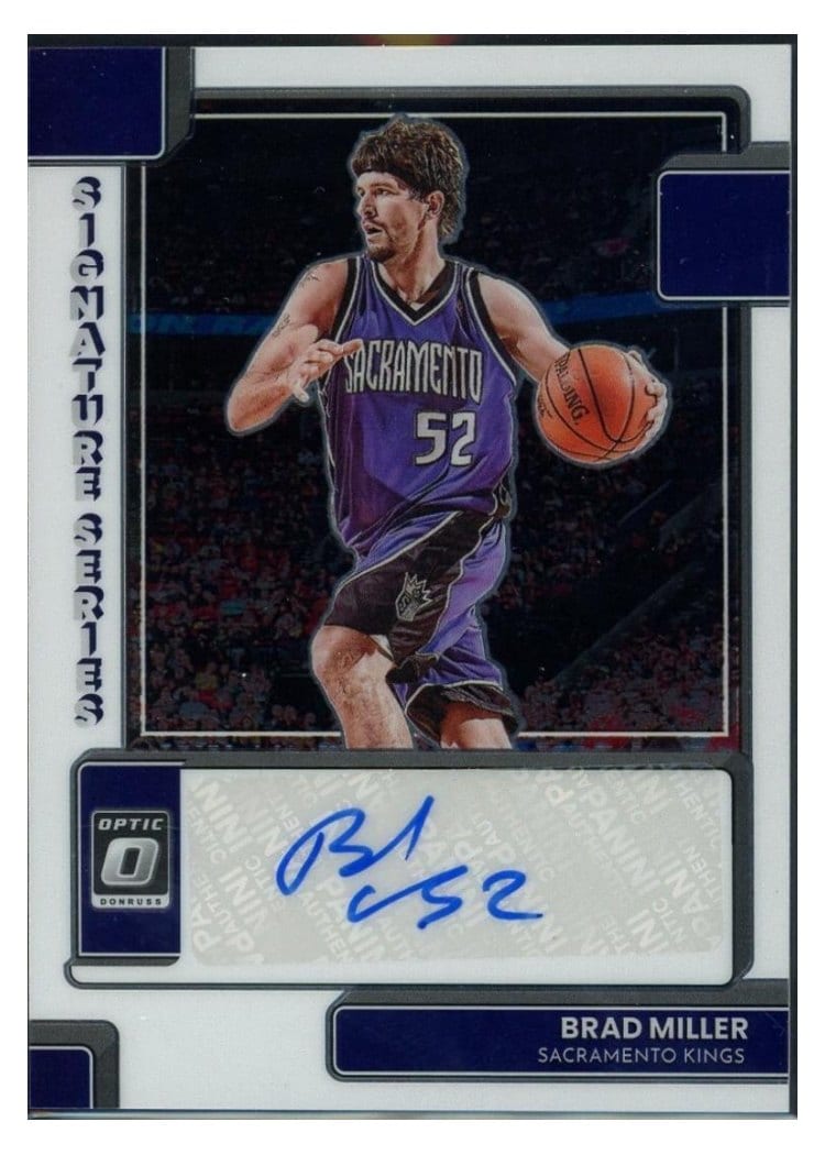 2022-23 Donruss Optic Signature Series Brad Miller #SS-BML card