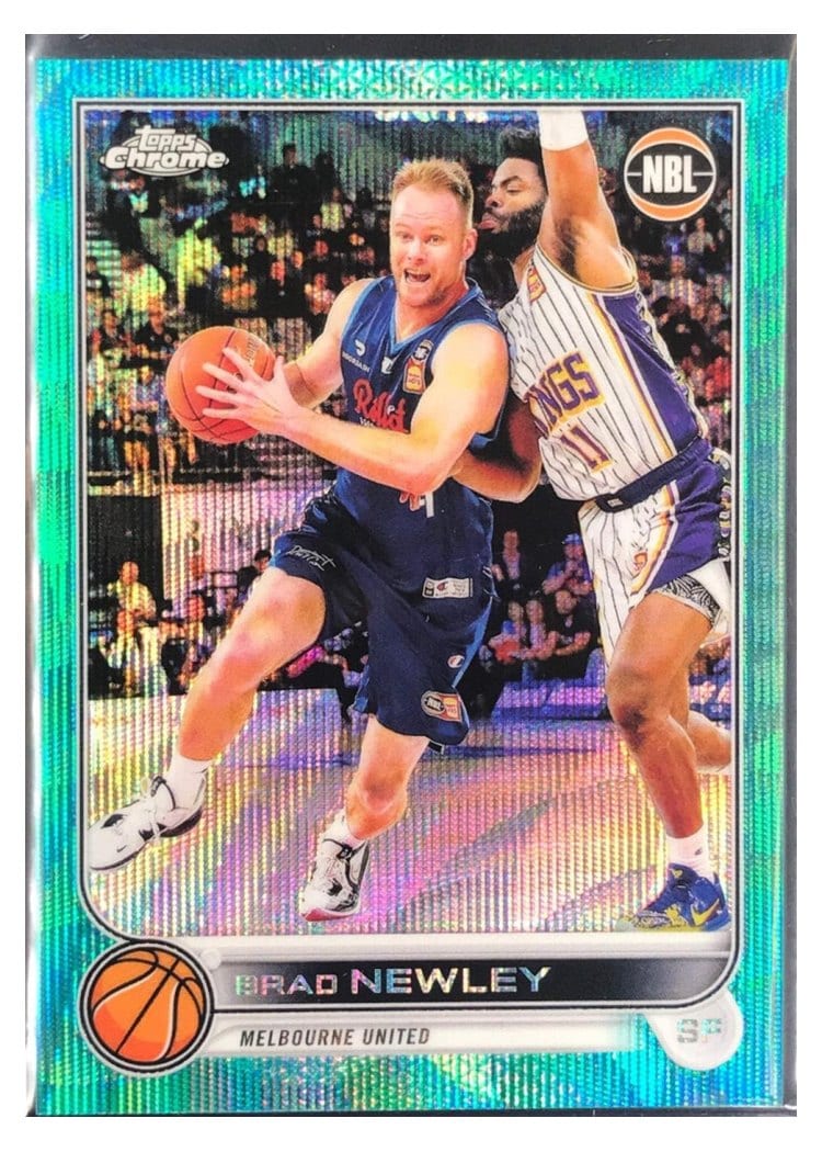 2022-23 Topps Chrome NBL 1972 Topps Basketball Brad Newley #72-9 card