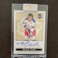 2024-25 Upper Deck Clear Cut Vintage Autos Brad Park #VA-BP card