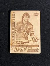 2024-25 Upper Deck Engrained Icons Carved in Time Brad Park #CT-BP card