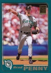 2001 Topps Base Set Brad Penny #173 card