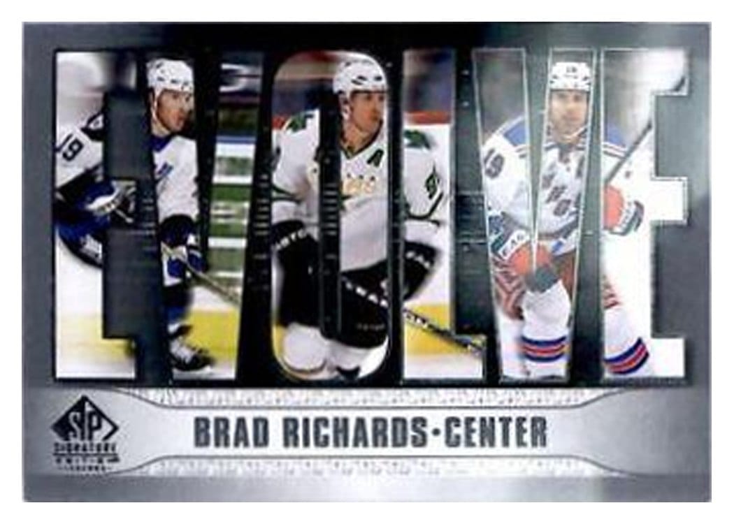 2020-21 SP Signature Edition Legends Evolve Brad Richards #E-32 card