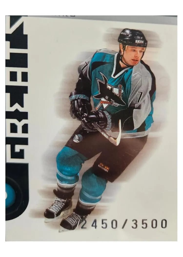 2001 SP Authentic Brad Stuart #125 card