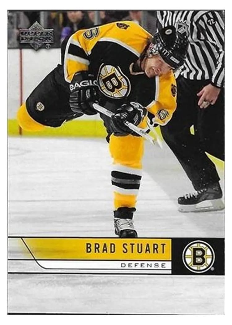 2006 Upper Deck Brad Stuart #16 card