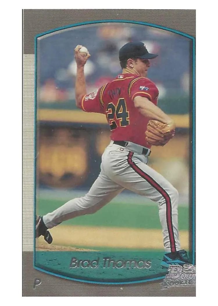 2000 Bowman Draft Picks Brad Thomas #67 card