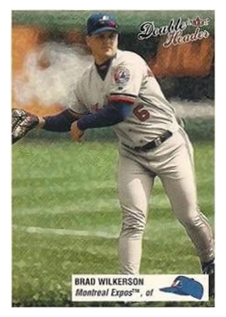 2003 Fleer Double Header Brad Wilkerson #6 card