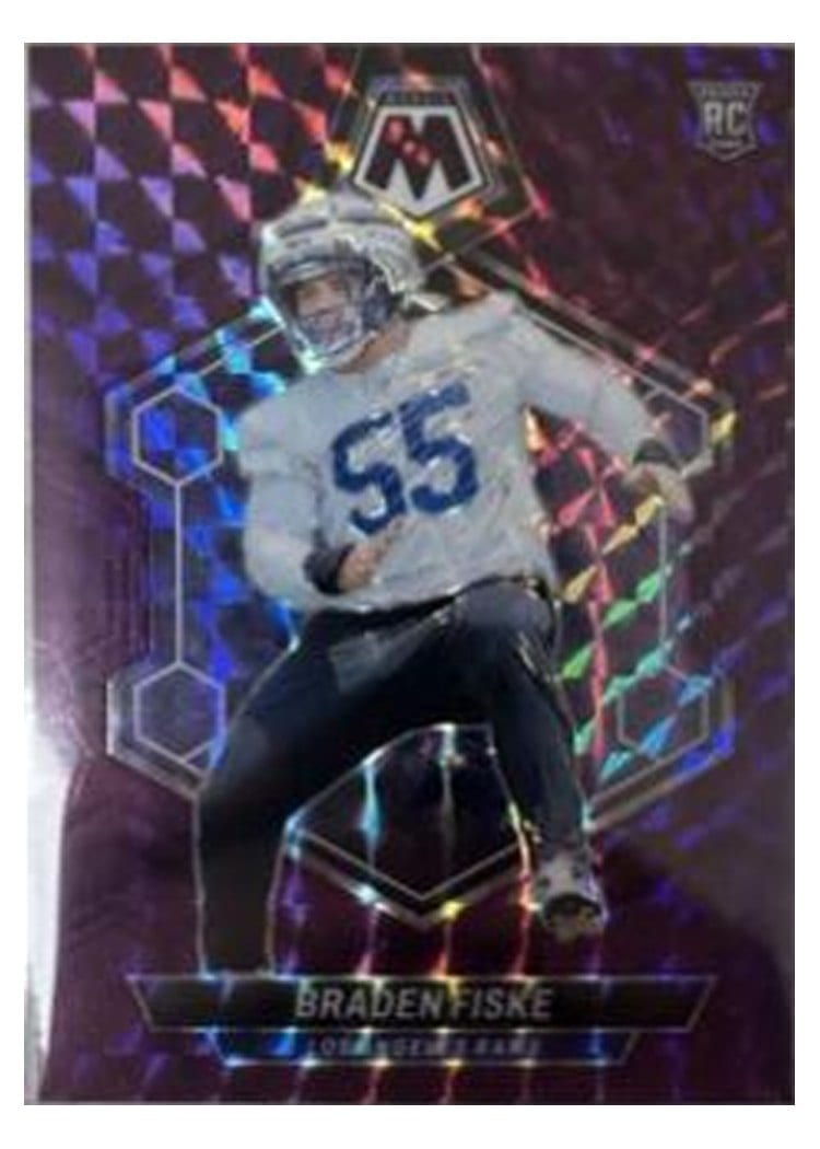 2024 Panini Mosaic Base Set Braden Fiske Purple #339 card