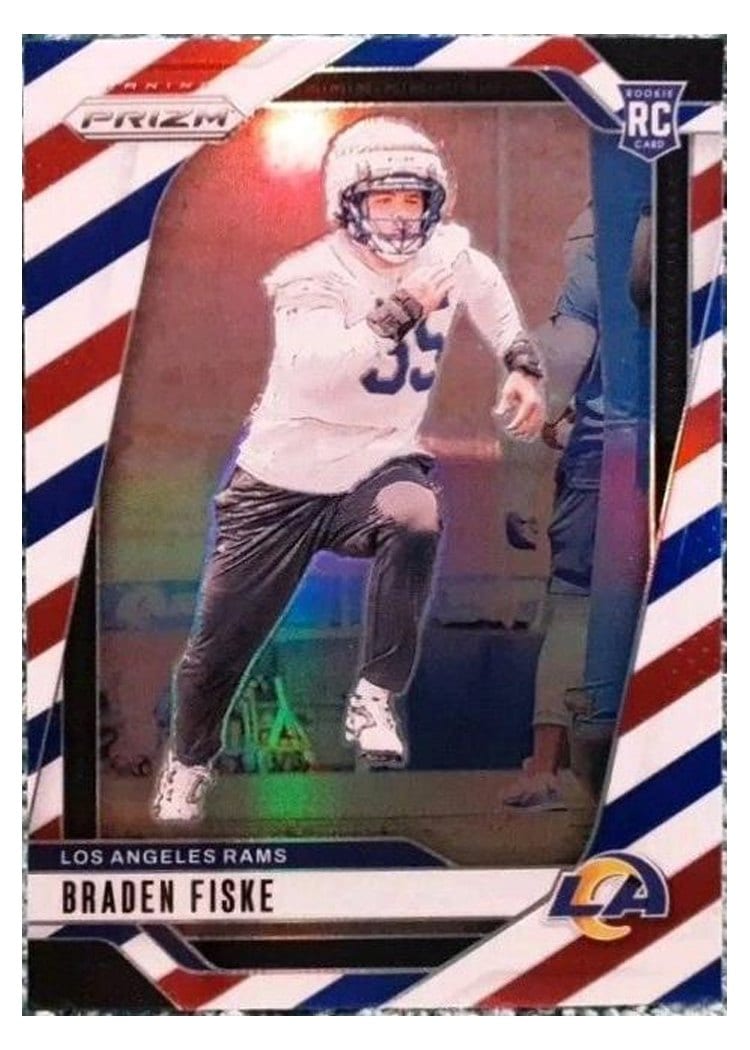 2024 Panini Prizm Base Set Braden Fiske Red White Blue #310 card