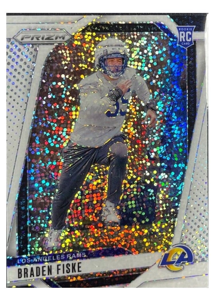 2024 Panini Prizm Base Set Braden Fiske White Sparkle #310 card