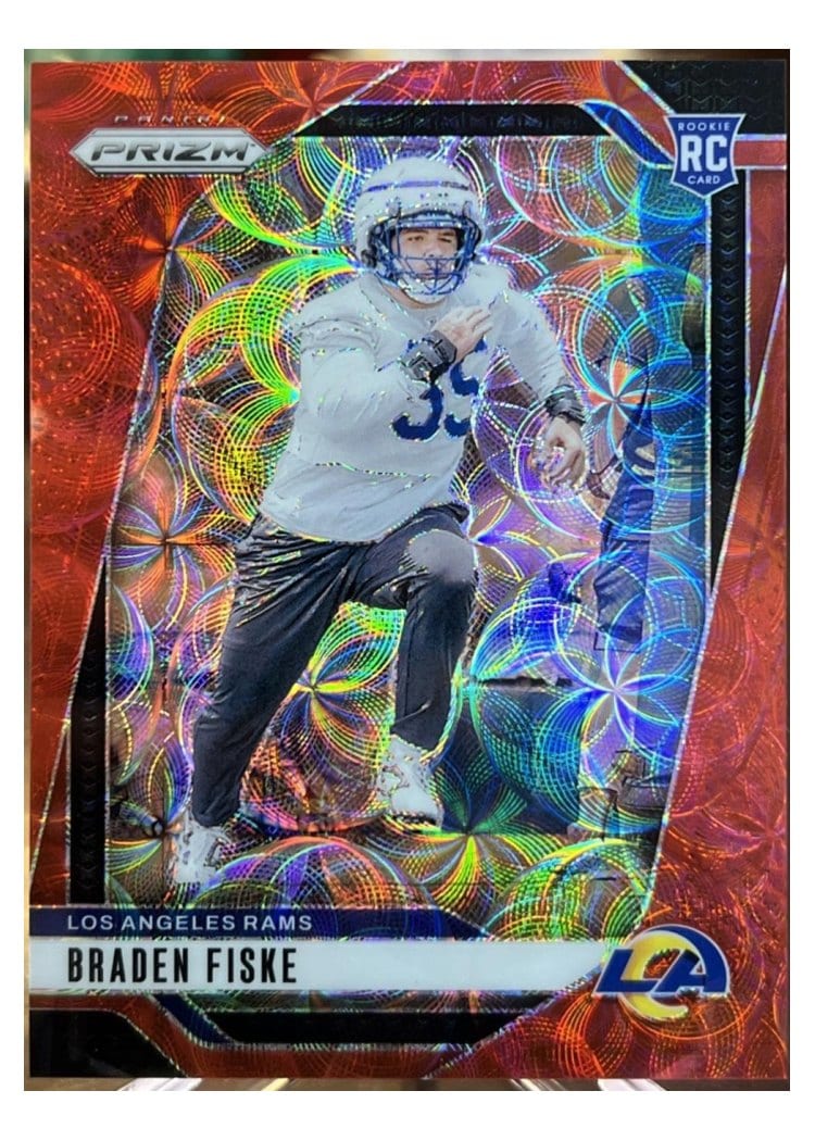 2024 Panini Prizm Base Set Braden Fiske Choice Red #310 card