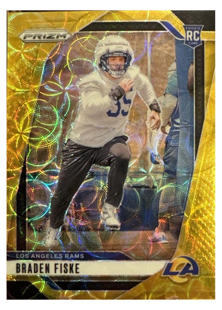 2024 Panini Prizm Base Set Braden Fiske Choice Gold #310 card