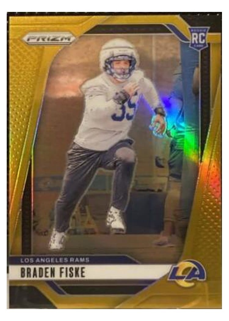 2024 Panini Prizm Base Set Braden Fiske Gold #310 card