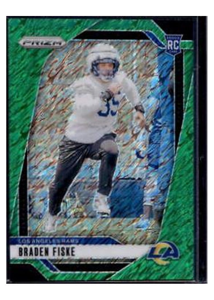 2024 Panini Prizm Base Set Braden Fiske Green Shimmer #310 card