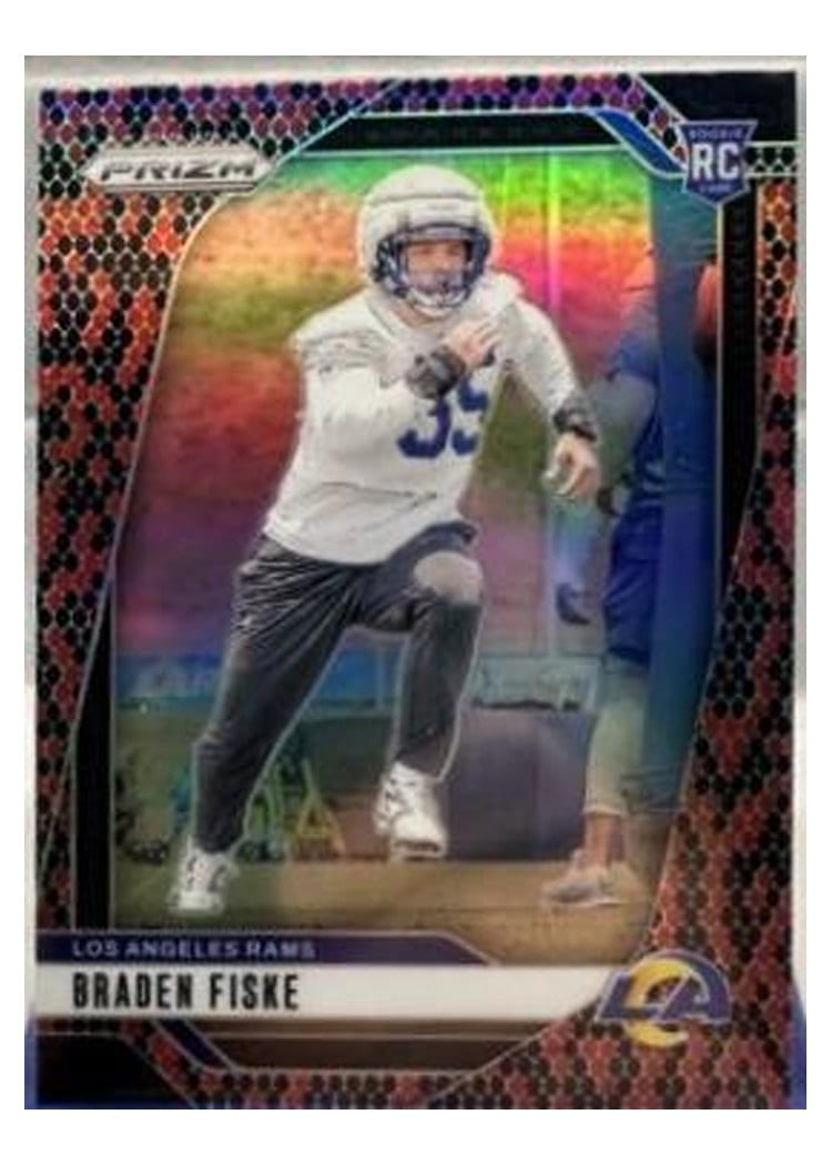 2024 Panini Prizm Base Set Braden Fiske Snakeskin #310 card