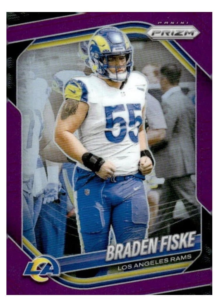 2025 Panini Prizm Base Set Braden Fiske #144 card
