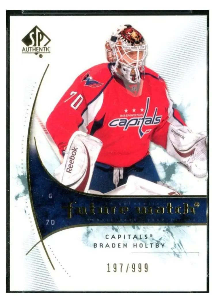 2009 SP Authentic Braden Holtby #197 card