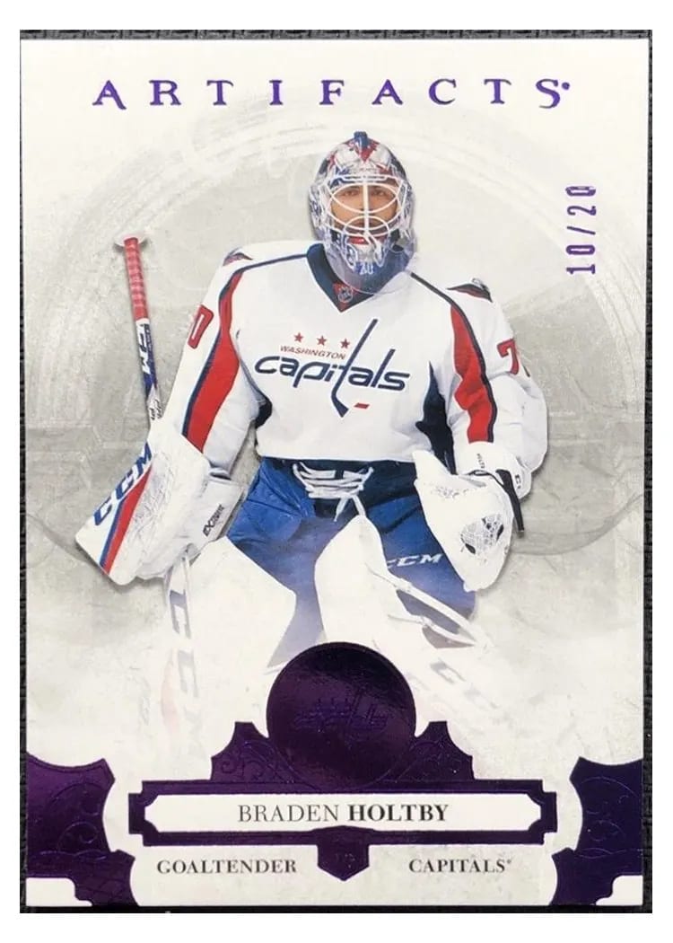 2017-18 Upper Deck Artifacts Base Set Braden Holtby #4 card