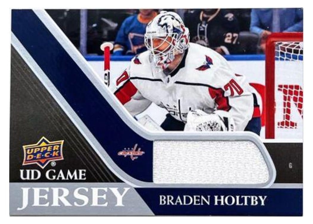 2020-21 Upper Deck UD Game Jersey Braden Holtby #GJ-HO card