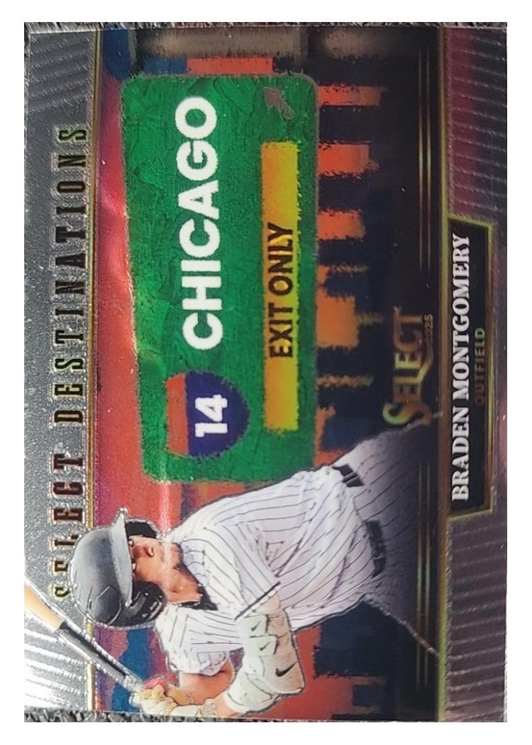 2025 Panini Select Select Destinations Braden Montgomery #24 card
