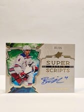 2022-23 SPx Rookie Superscripts Braden Schneider #SSR-BS