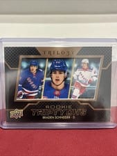 2022-23 Upper Deck Trilogy Rookie Triptychs Braden Schneider #RT-BS