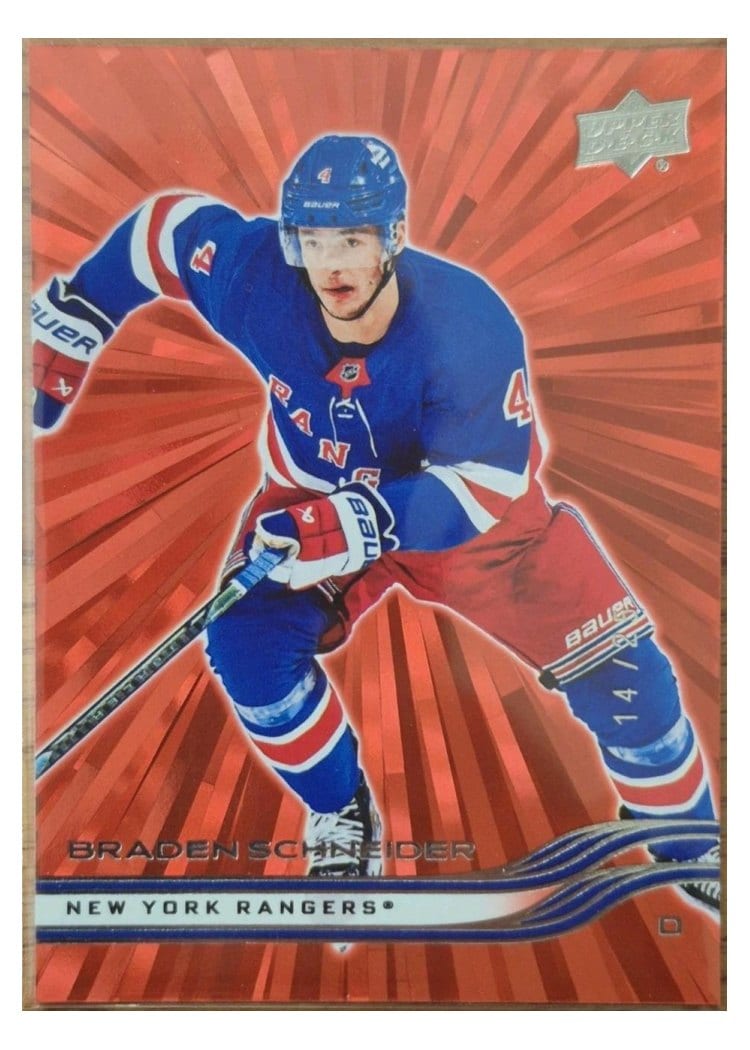 2025-26 Upper Deck Base Set Braden Schneider #116 card