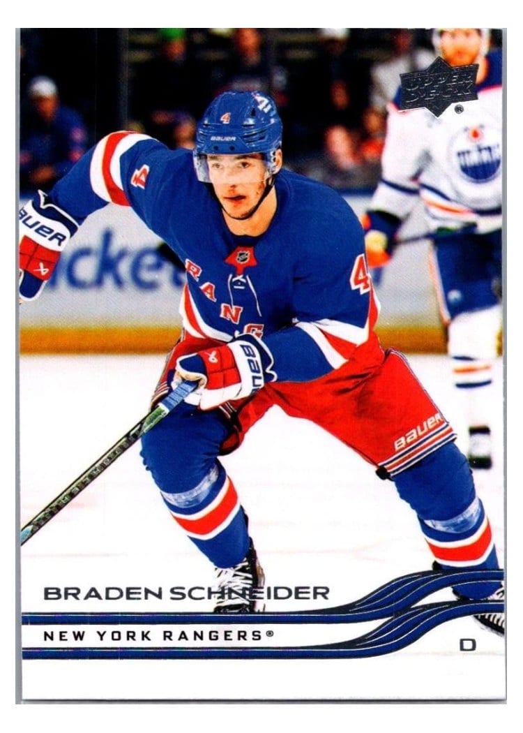 2025-26 Upper Deck Base Set Braden Schneider #116 card