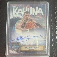 2024-25 Bowman University Chrome The Big Kahuna Autographs Braden Smith #BKA-BS card