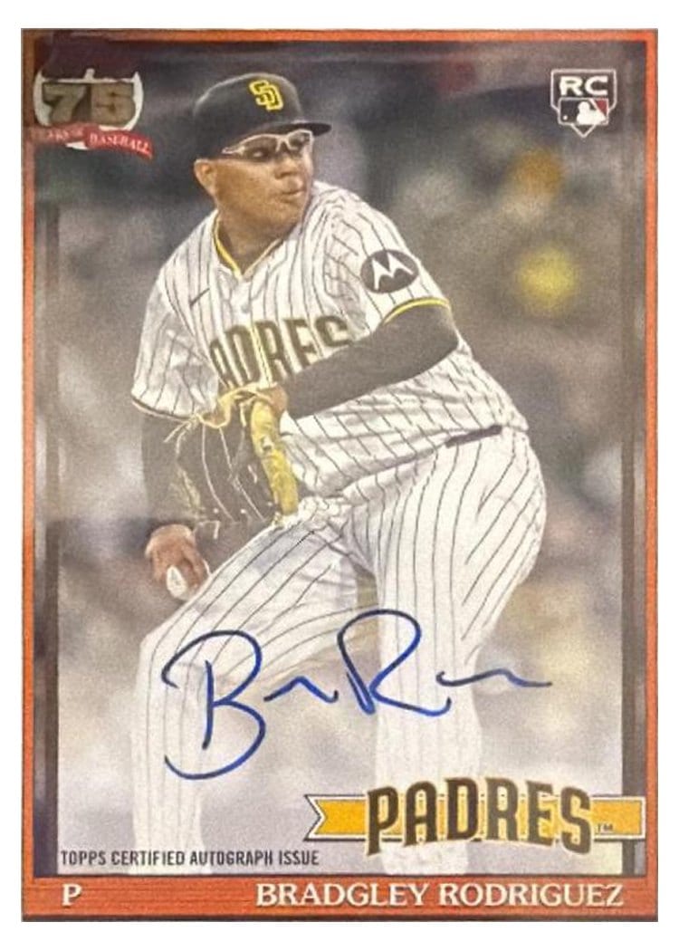 2026 Topps 1991 Topps Autographs Bradgley Rodriguez #91A-BROD card