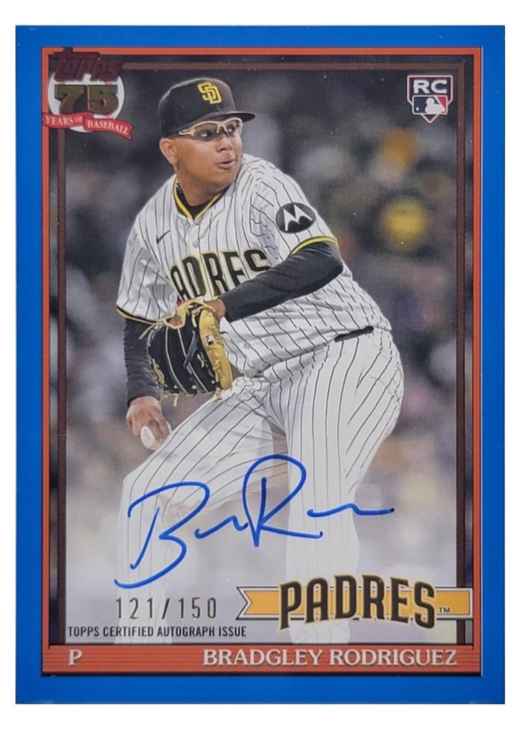2026 Topps 1991 Topps Autographs Bradgley Rodriguez #91A-BROD card
