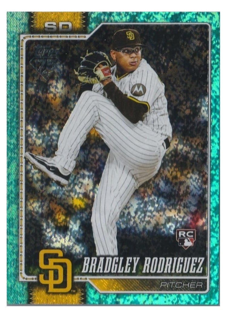 2026 Topps Base Set Bradgley Rodriguez Aqua Holo #42 card